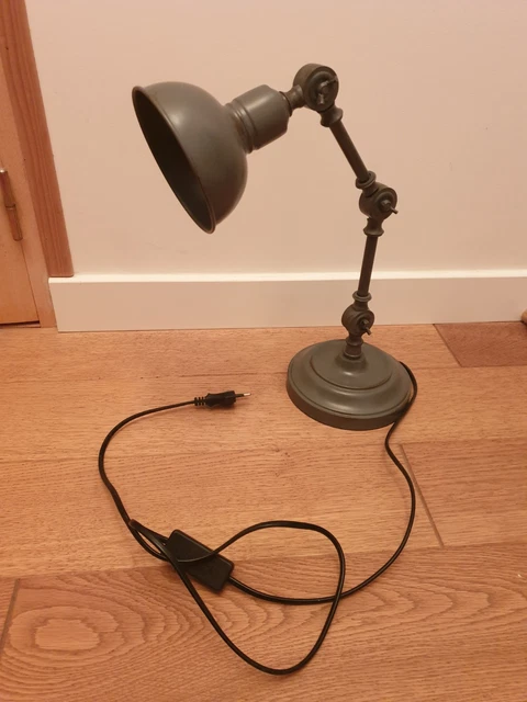 Lampe De Bureau Sarlam Vintage France - Acier Aluminium - Années 40/50