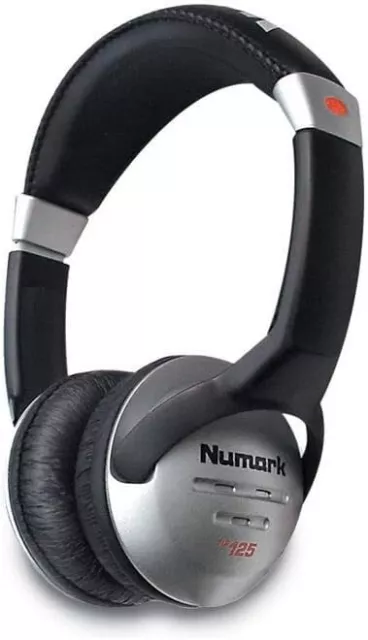 Numark HF125 professioneller DJ Kopfhörer 2m Kabel 40 mm on ear Lautsprecher 2