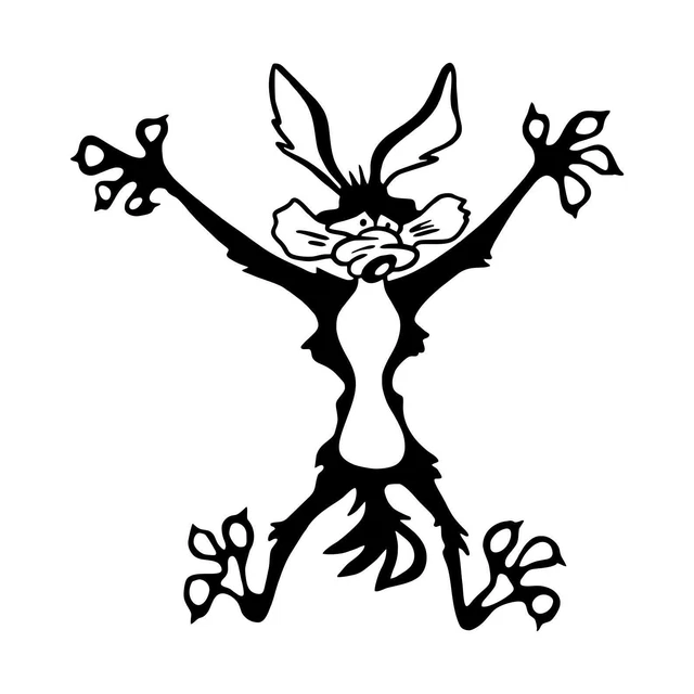 2X ADESIVO WILLY Il Coyote Road Runner Tuning Auto Moto Casco Sticker Decals EUR 6,90 - IT - Foto 9