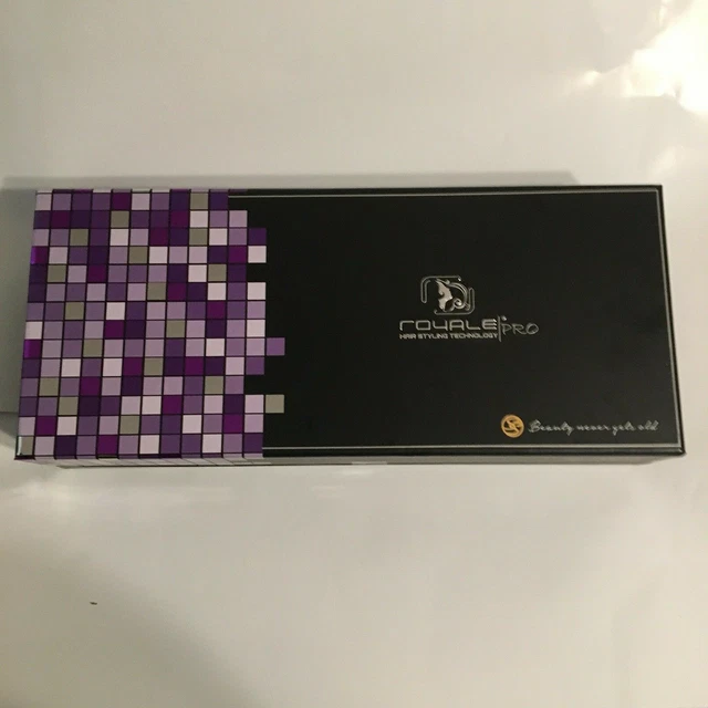 Royale Pro Classic Diamond Purple Lilac Professional Hair Straightener Flat Iron