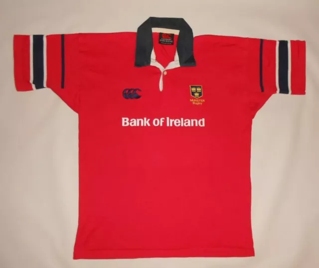 RUGBY SHIRT CANTERBURY MUNSTER (L) Jersey Trikot Maillot Maglia Camiseta