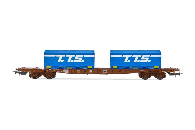 Wagon SNCF Jouef HS6203 + 4 Opel Vivaro - Train HO - Occasion Neuf - Promo