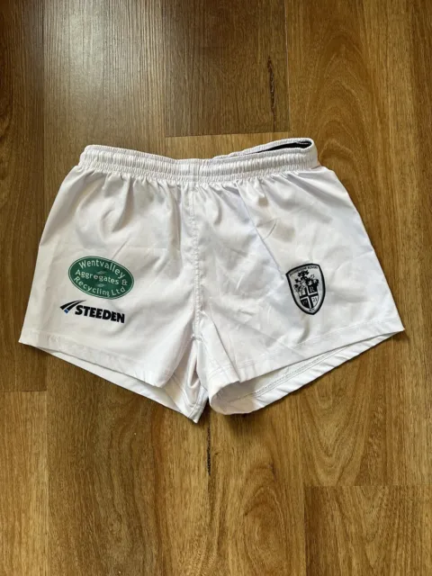 Featherstone Rovers Rugby League Match Worn Player Shorts Small