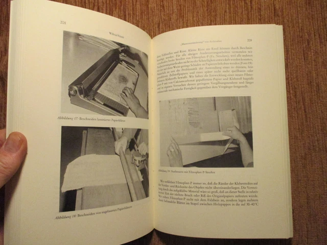 BUCHRESTAURIERUNG Dauerhaftigkeit von Papier BUCHBINDER Buchbinderei BUCHEINBAND 14