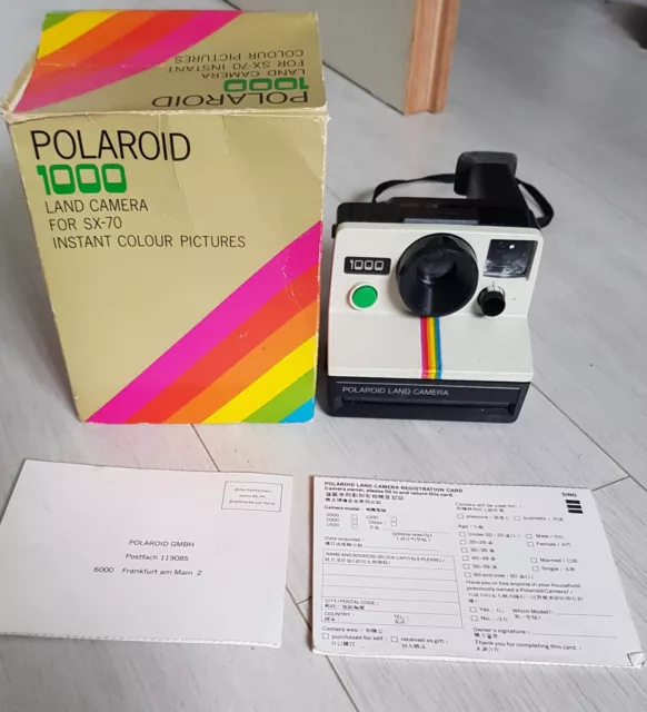 Appareil Photo Vintage Polaroid 1000 SX-70 En Boite