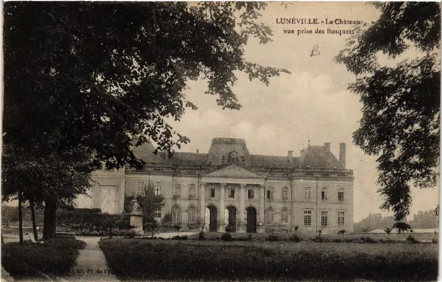 CPA AK LUNEVILLE- Le Chateau - vue prise des Bosquets (483672)