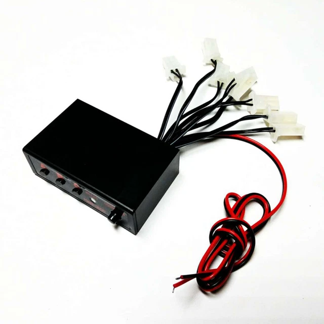 8 WAYS LED Strobe Flash Light Emergency Flasher Flashing Controller Box