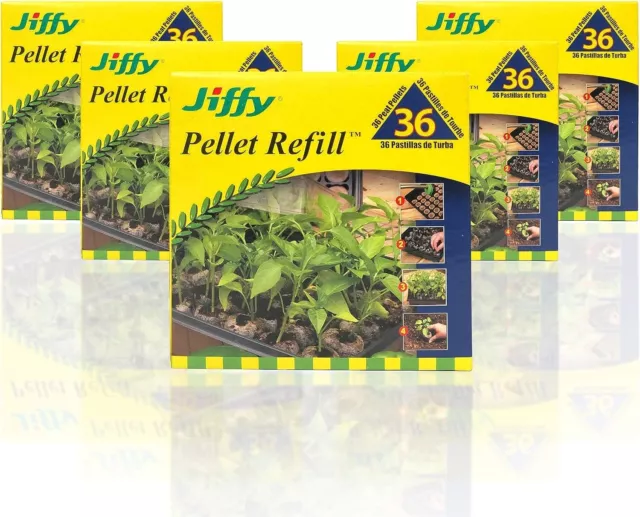 Jiffy J3R36 36mm Plant Pellet Refill 36 Count