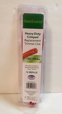 Poulan Weedeater .155” / 18.5”  12 Count Heavy Duty Trimmer Line NEW made USA