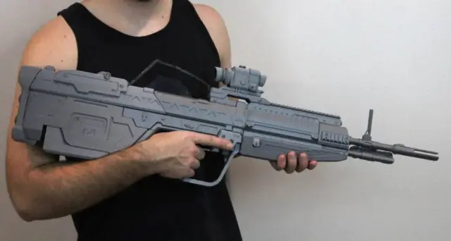 Halo Reach DMR Replica - 3D Printed Full-Size  - Master Chief's Cosplay