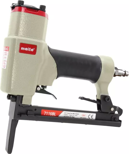 7116BL Pneumatic Upholstery Stapler with Long Nose-1/4-Inch to 5/8-Inch 22 Gauge