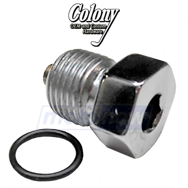 Colony Tank Drain Plugs for 2018-2019 Harley Davidson FLSL Softail Slim 107 cy
