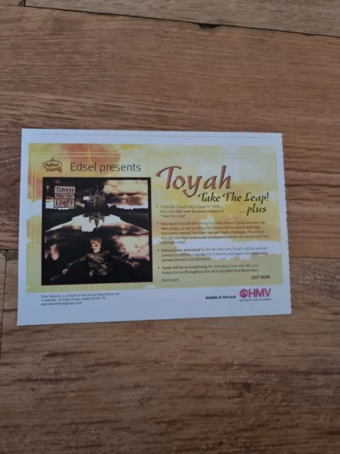 Tnewm14 Advert 5X8 Toyah: 'Take The Leap!'