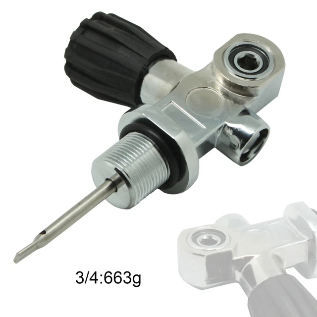 4500PSI TANK CYLINDER Valve Scuba Tank Diving Valve 3/414 NPS