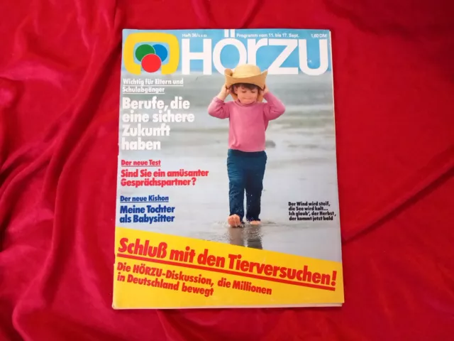 HÖRZU Zeitschrift 36/1982 mit Klaus Bednarz, Veronica Carstens, Heinz Rühmann