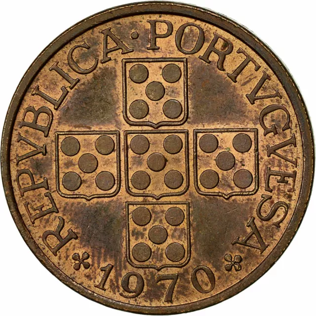 [#540243] Moneda, Portugal, Escudo, 1970, MBC+, Bronce, KM:597