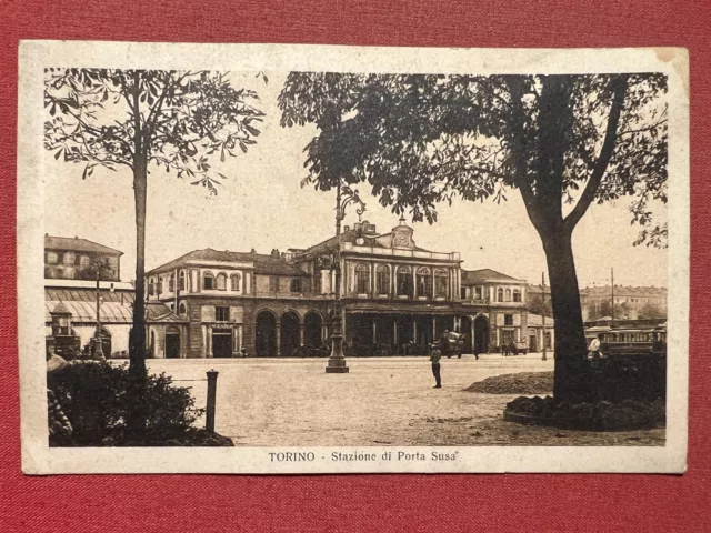 Cartolina - Torino - Stazione di Porta Susa - 1927