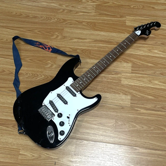 First Act ME1959 Electric Guitar black white 6 string 23 frets First Act ME1959 Electric Guitar black white 6 string 23 frets