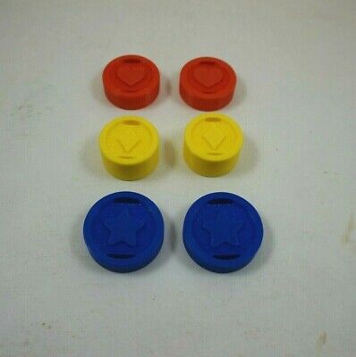 SIX REPLACEMENT COINS -Non-Original- Fisher Price Cash Register Coins - **926** 2