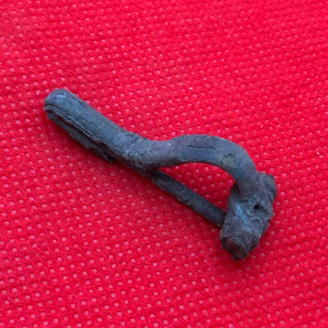 Rare Ancient Bronze Brooch Fibula Roman Antique Rome Fibula Pin Jewelry History