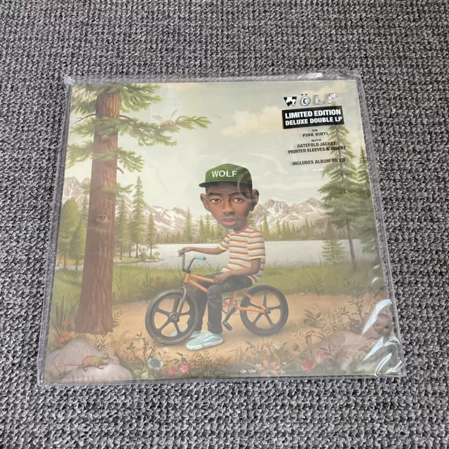 Tyler, The Creator – Wolf Vinyl Record 2xLP & CD / CLEAR PINK 2014 Early Repress