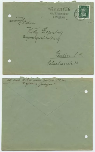 114417 - Beleg - Werbestempel Berlin 15.12.1927