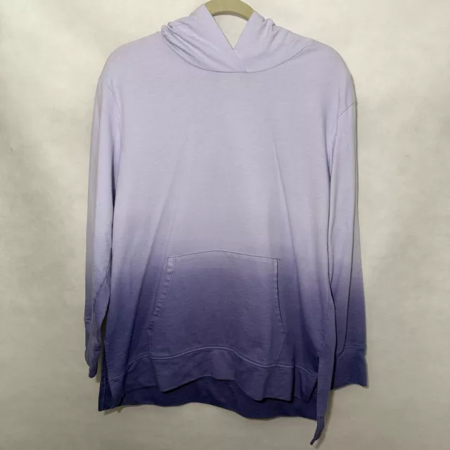 Womens RBX Tunic Hoodie Sweater Purple Size Large