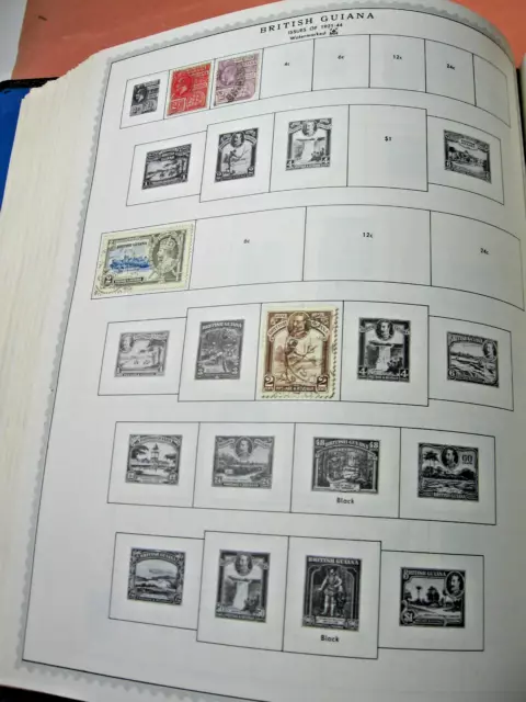 18 British Territories & Brunei Stamps from 1955 Supreme Global Album