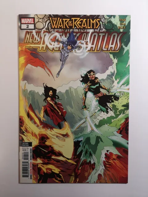 WAR OF THE REALMS NEW AGENTS OF ATLAS #2 2nd PRINT VARIANT Marvel 2019 Hyuk Lim