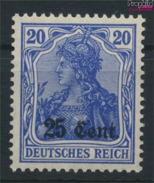 Briefmarken Etappengebiet West 1916 Mi 6a II postfrisch (9774897