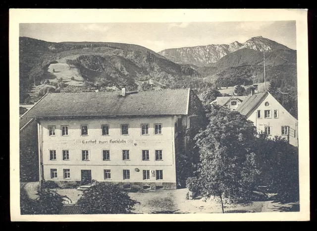 AK 3 BERGEN / HOCHFELLN Bay. - GASTHAUS, PENSION " ZUM HOCHFELLN " n.gel. (235)