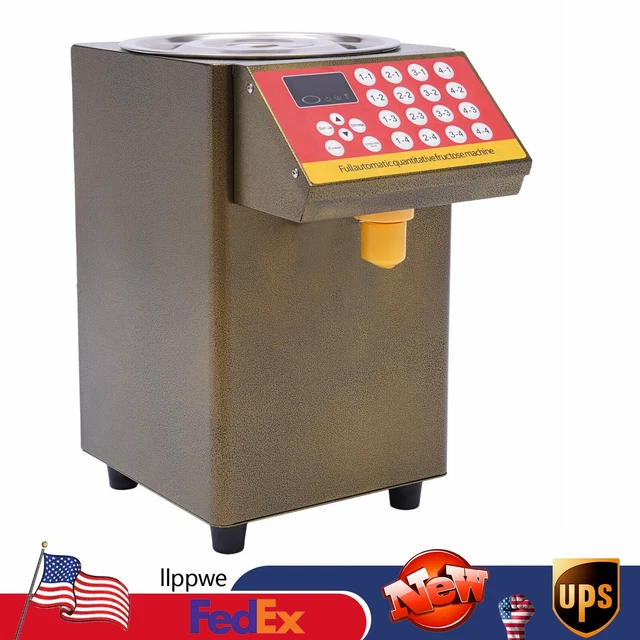 Bubble Tea Dispenser Equipment 8000cc Quantitative Automatic Fructose Dispenser