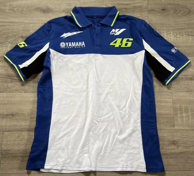 Official Yamaha Factory Racing VR46 Valentino Rossi Polo Shirt size XXL. (15)