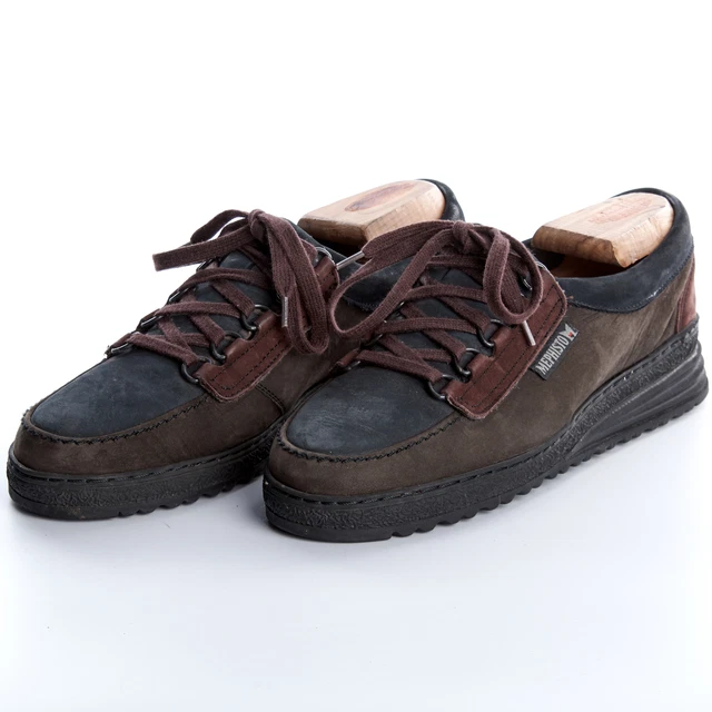 MEPHISTO CHAUSSURES HOMMES Olive Marine Bordeaux Daim à Lacet