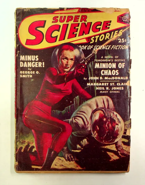 Super Science Stories Pulp Sep 1949 Vol. 5 #4 VG