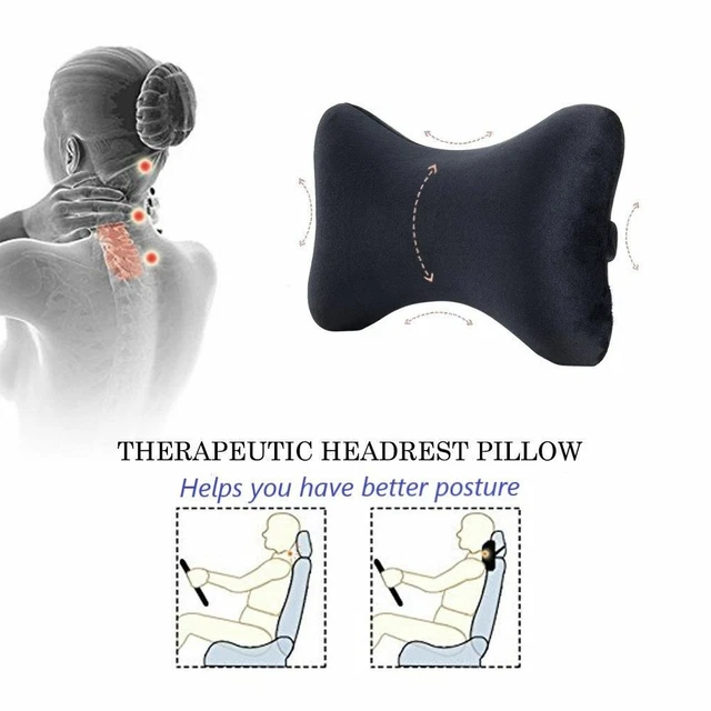 Dog Bone Memory Foam Neck Head Rest Pillow Travel Home Posture Support 12x7.5x4 2