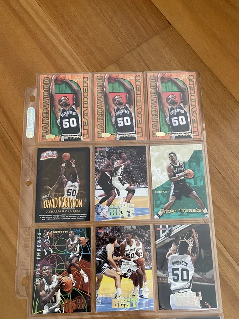 David Robinson 90 Cards Insert base lot San Antonio Spurs