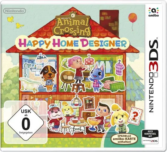 Animal Crossing Happy Home Designer (+ amiibo-Karte) - Nintendo 3DS (NEU & OVP!)