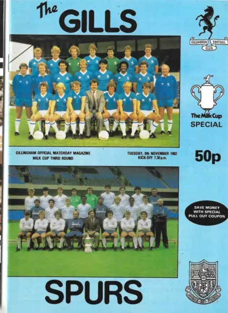 Gillingham V Tottenham Hotspur 9/11/1982 League Cup 3Rd Round   (18)