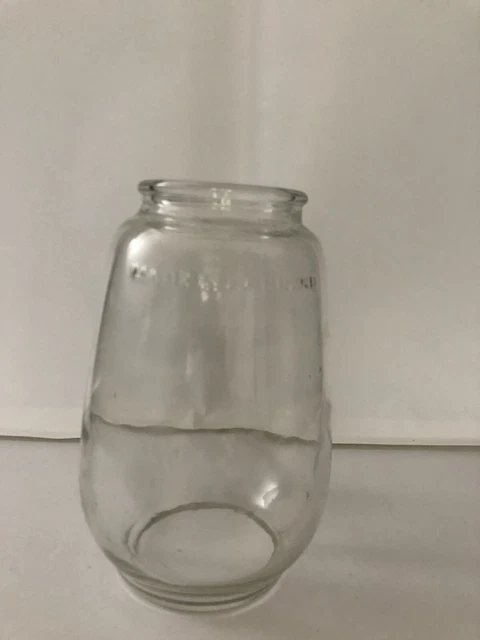 Vintage Chalwyn glass globe  For hurricane lantern.