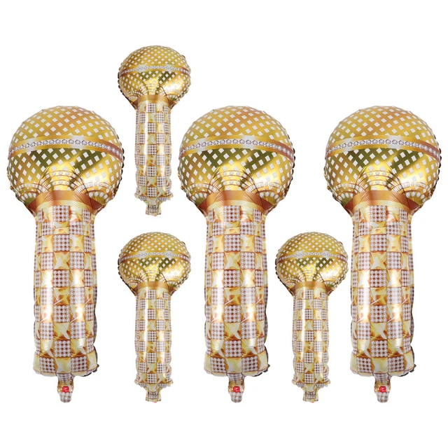 6pcs Ballon créatif Shape Film en aluminium Ballon Ballons de baby shower