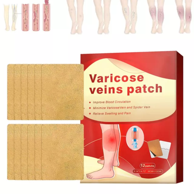 Veinless Immediate Relief Herbal Patch, Varicose Veins Patch Venous Health Pads