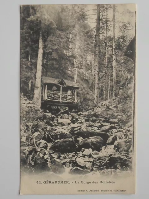 CPA - Gérardmer -  La Gorge des Roitelets - 