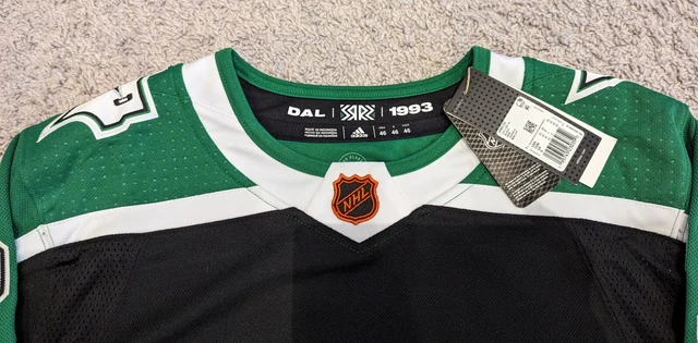 Dallas Reverse Retro DALLAS STARS 29 Jake Oettinger Adidas Primegreen Reverse Retro 2.0 sz46 ...