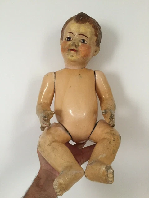 Boite en papier mâché en forme de pavillon, début XXe - N.116095