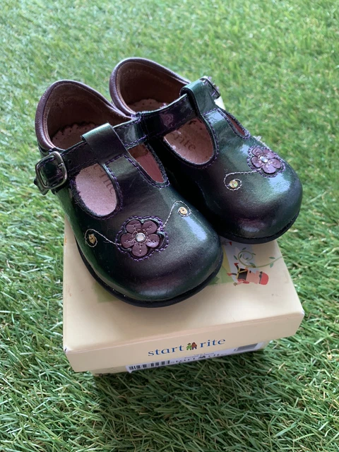 START RITE TILLY VIOLET Filles Chaussures Taille UK 3F Ue 19 EUR