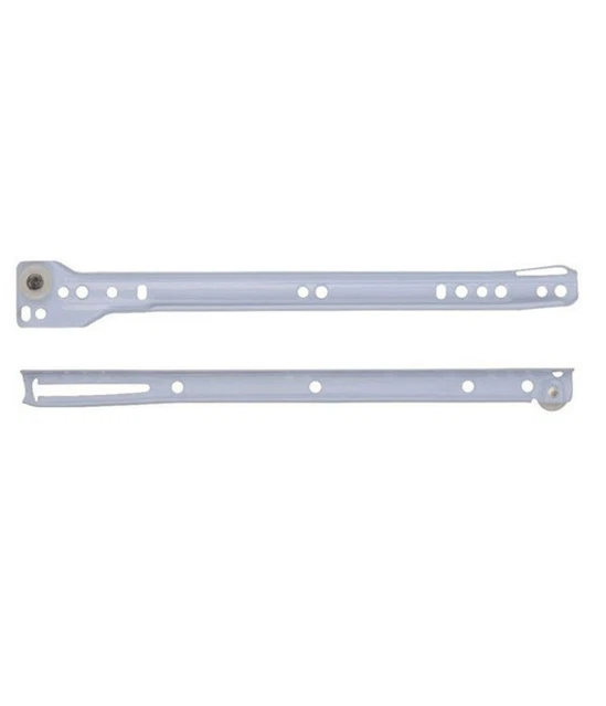 Guide Per Rullo GUIDE PER CASSETTI 2pz Scorrevoli A Rullo Binario Bianche A Estrazione ...