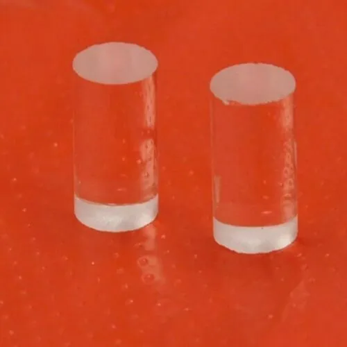 2pcs 5mm Dia K9 Glaszylinder Linienlaserlinse Optische Linsen Zylindrischer Spie