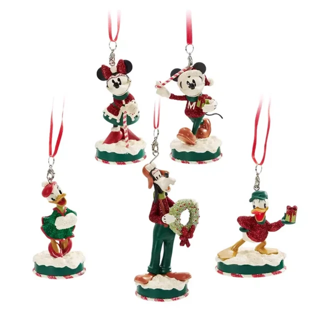 DISNEY Mickey Mouse and Friends Christmas Sketchbook Ornament Set 2022 NEW