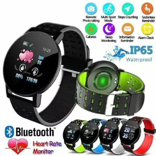 Montre Connectée Homme Femmes Enfant Montre sport Etanche IP68 pour iPhone  Samsung Huawei Android iOS -Rose